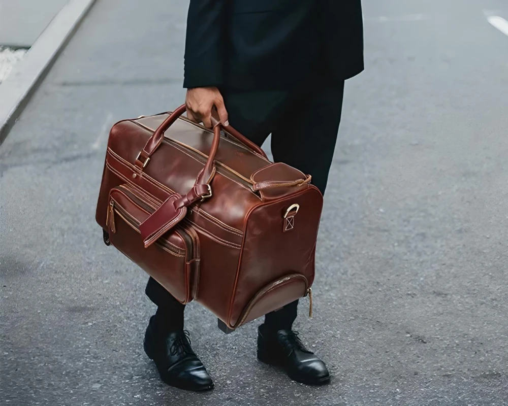 medium luggage with wheels